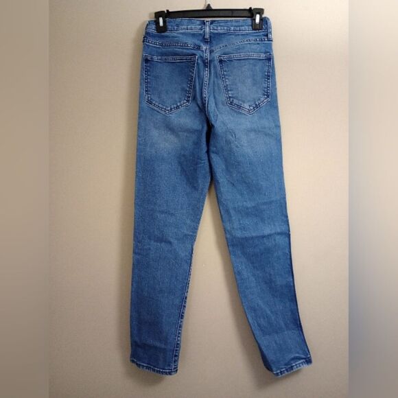 Gap High Rise Vintage Slim Blue Denim Jeans Size 4/27L - Picture 2 of 5